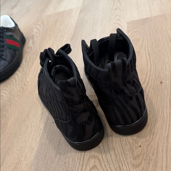 Christian Louboutin Blackout Camouflage High-Top Sneakers - Picture 3 of 5